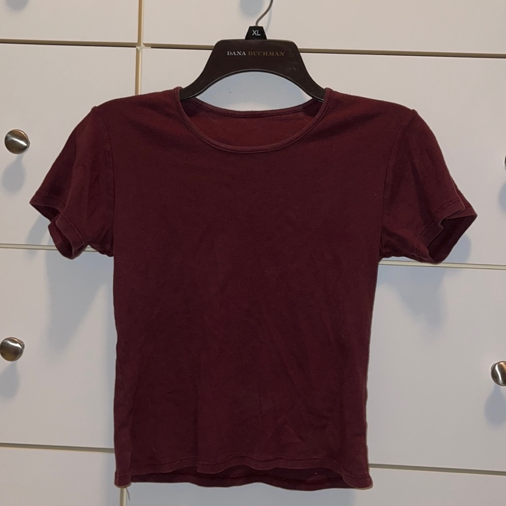 Burgundy brandy shirt